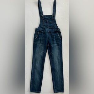 FREE PEOPLE Trendy Blue Denim Overalls Size 26
